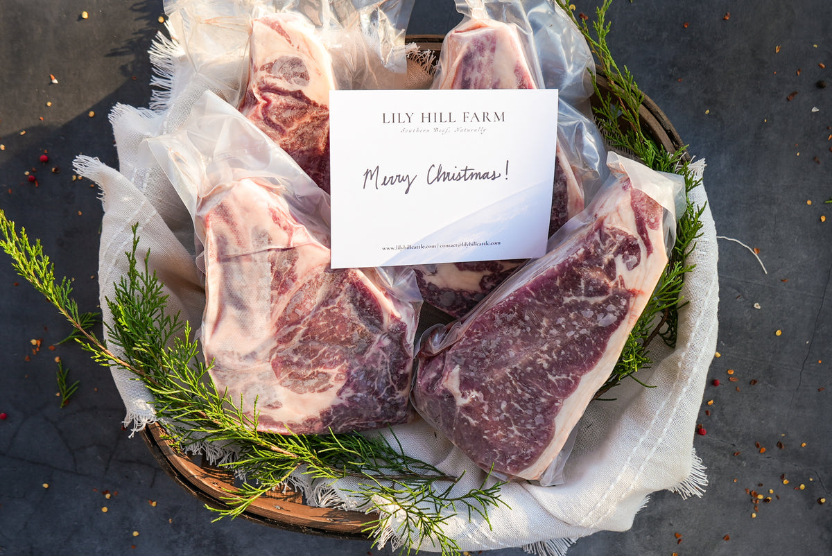 Holiday Premium Steak Gift Box — Lily Hill Farm